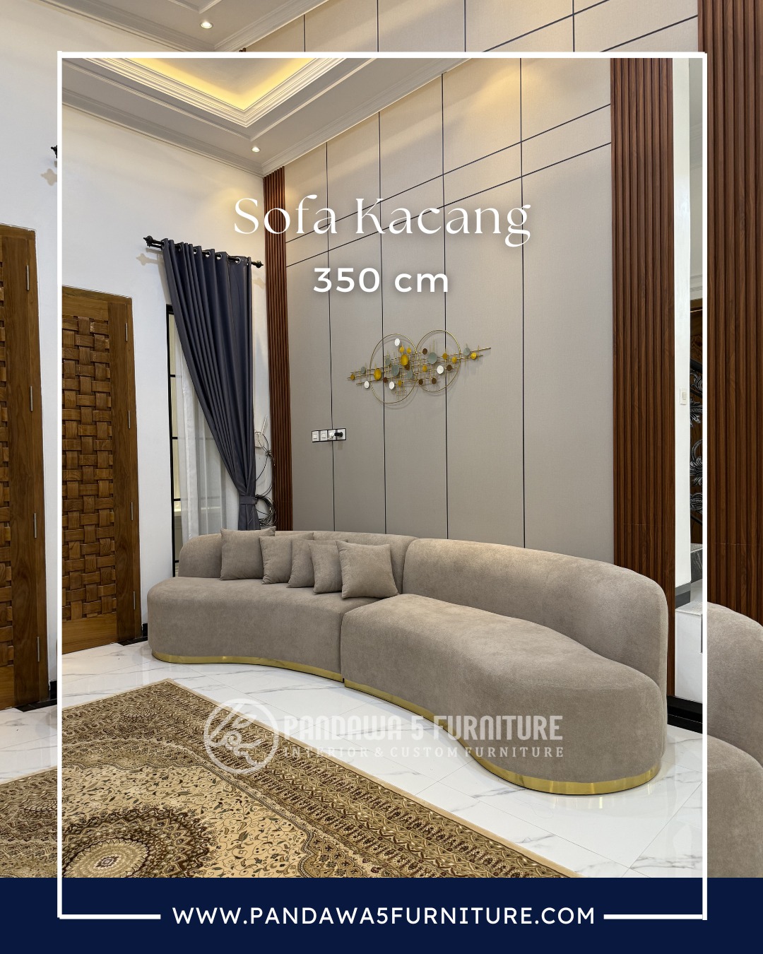 Hadirkan kenyamanan di ruang keluarga anda dengan sofa yang satu iniMaterial - Stainless Steel,