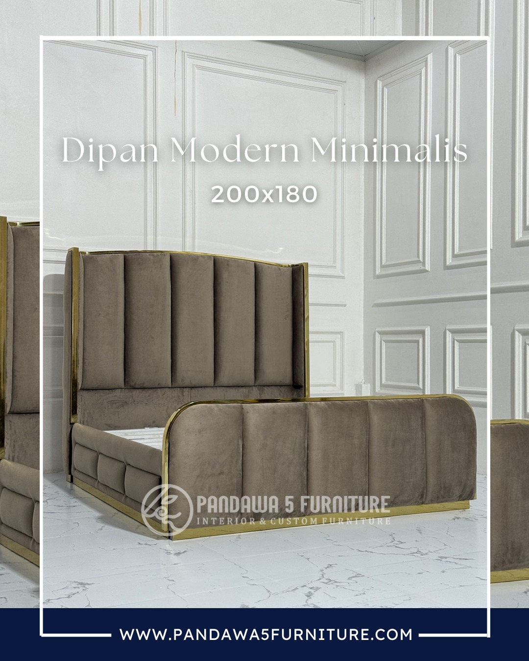Jadikan tidur jadi lebih nyenyak dengan dipan modern yang satu ini. Selain desainnya yang cantik