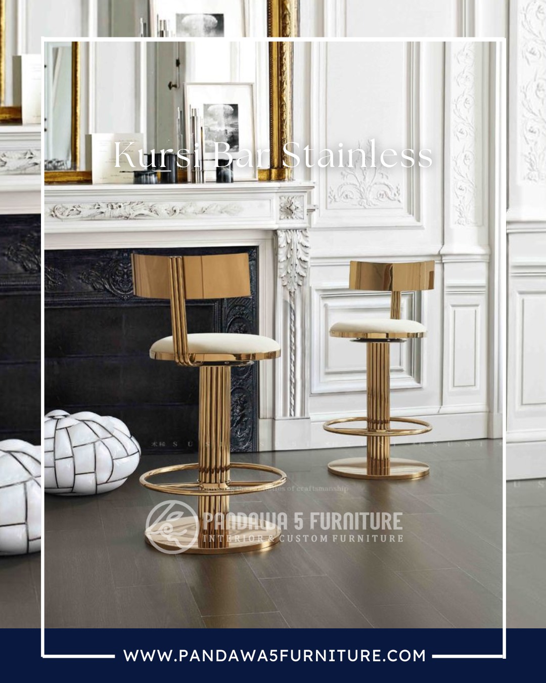 Kursi bar mewah modern memberikan keindahan di dapur anda.Our contactWhatsApp - 085647753161Face